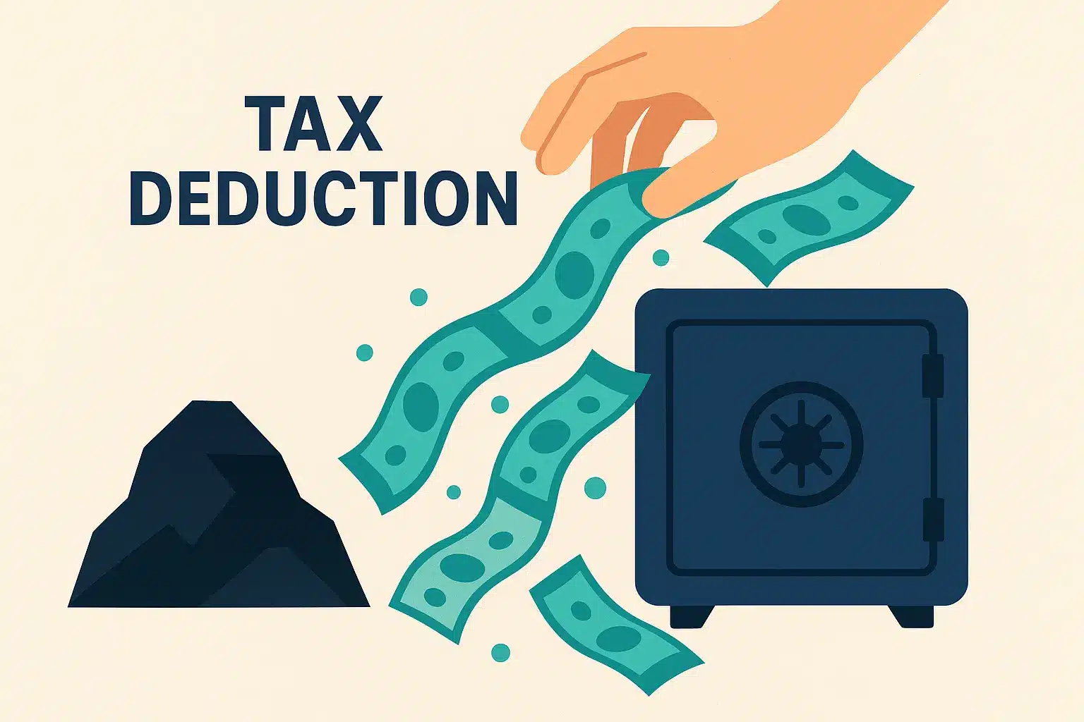 Illustration du mécanisme de déduction fiscale du PER